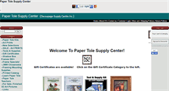 Desktop Screenshot of papertolesupply.com